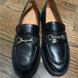 Madewell “The Vernon” Bit Hardware Loafer in Leather